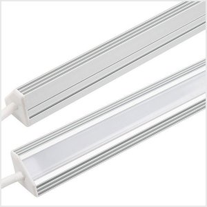 Corner Mount Aluminum LED Light Bar Fixture - 300 lm/ft.